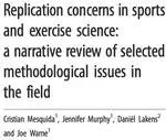 New publication - "Replication concerns in sports and exercise science"